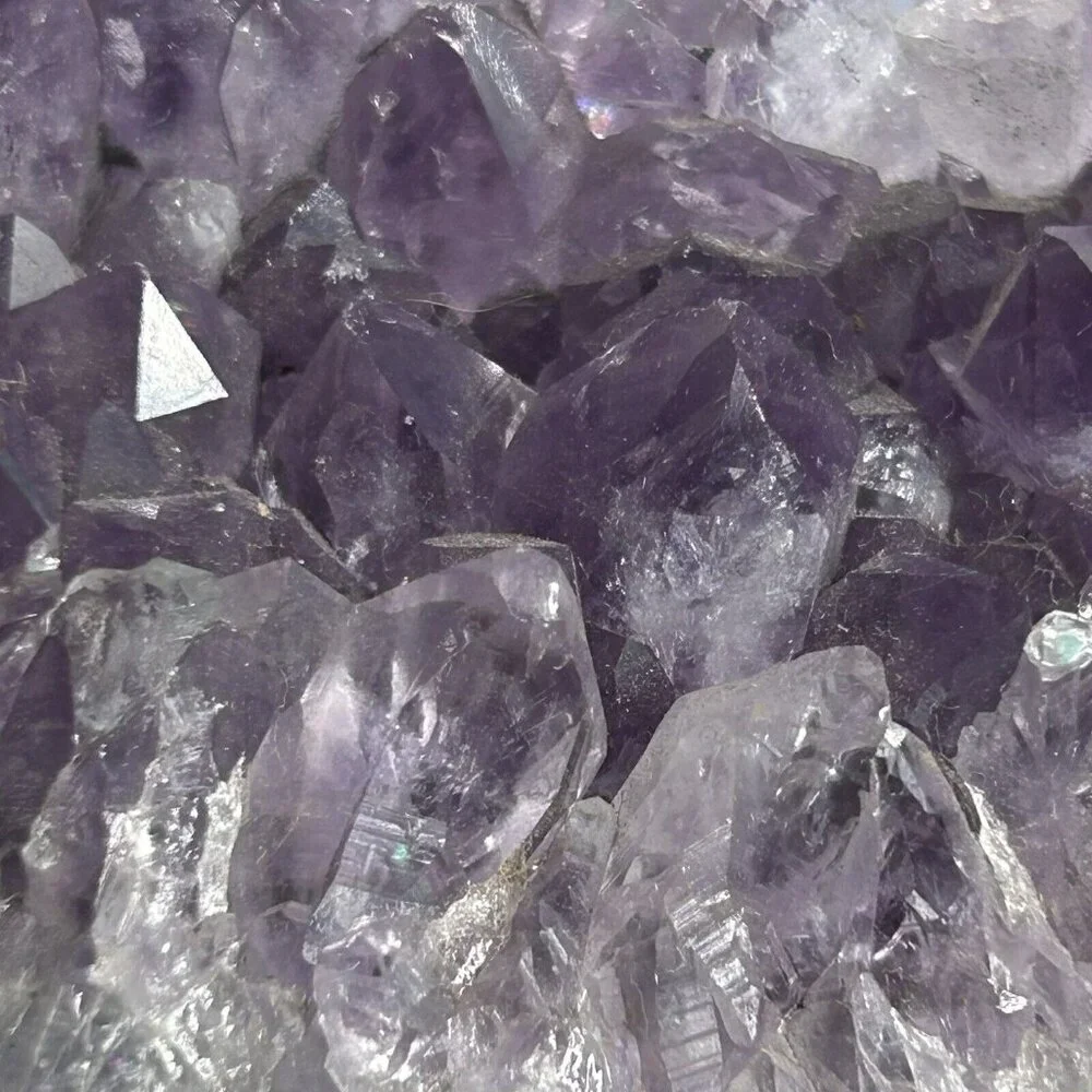 Purple Amethyst Geode Quartz Cluster Rock Crystal Specimen 320g 11oz